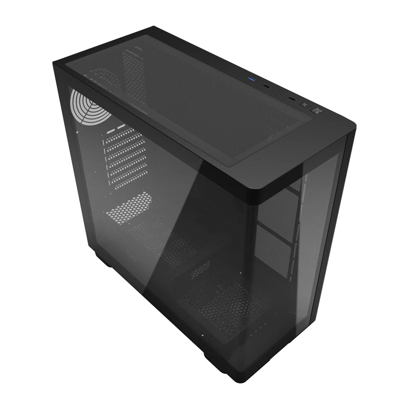 Caixa de computador DarkFlash DS900G (preto) — Mid-Tower compatível com ATX, janela lateral em vidro temperado