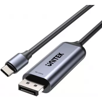 Unitek cabo bidirecional USB-C para DisplayPort 8K 1,5 m