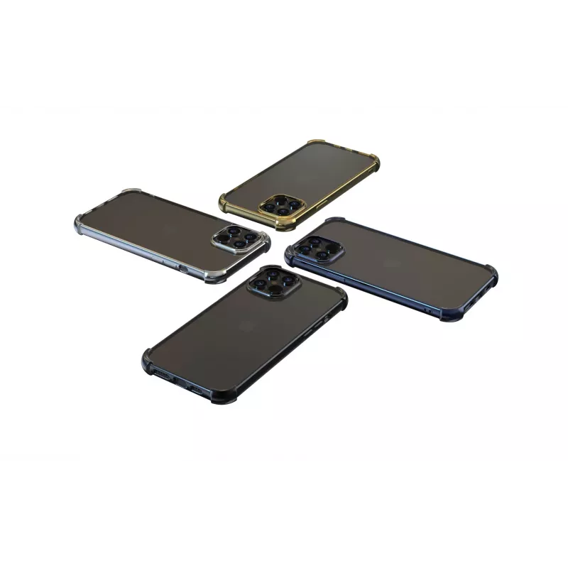 Capa protetora Devia Soft Case para iPhone 12 mini – preto, resistente a impactos com acabamento brilhante