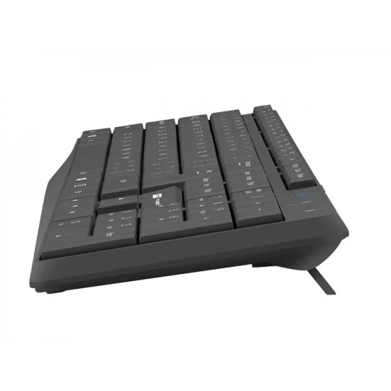 Natec Squid NZB-1989 Kit de teclado e rato sem fios, disposição US, preto