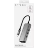 Satechi Docking Station 4-em-1 ST-H3C25EM USB-C 3.2 Gen2 Cinzento (ST-H3C25EM)