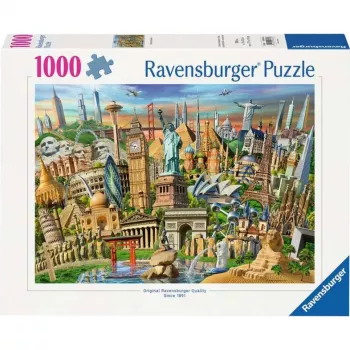 Puzzle Monumentos do Mundo (1000 peças)