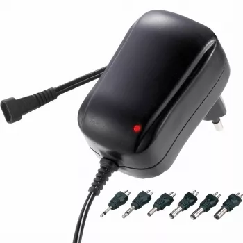 Fonte de alimentação universal S-Impuls 6 adaptadores 3-12V 12W
