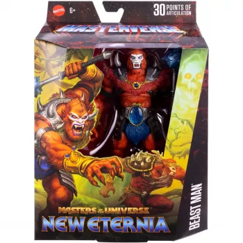 Figura de ação MATTEL Masterverse Core Beast Man JBP80 – figura articulada colecionável