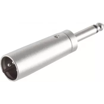ShiverPeaks BASIC-S Adaptador XLR macho para ficha jack mono de 6,3 mm (BS55030)
