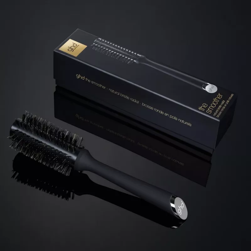Escova de cabelo redonda GHD tamanho 2 preta