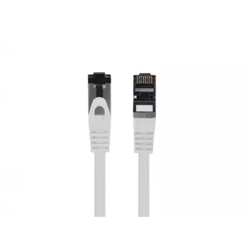 Cabo de rede LANBERG Cat8 S/FTP (S-STP) RJ-45–RJ-45 cinzento 0,5 m
