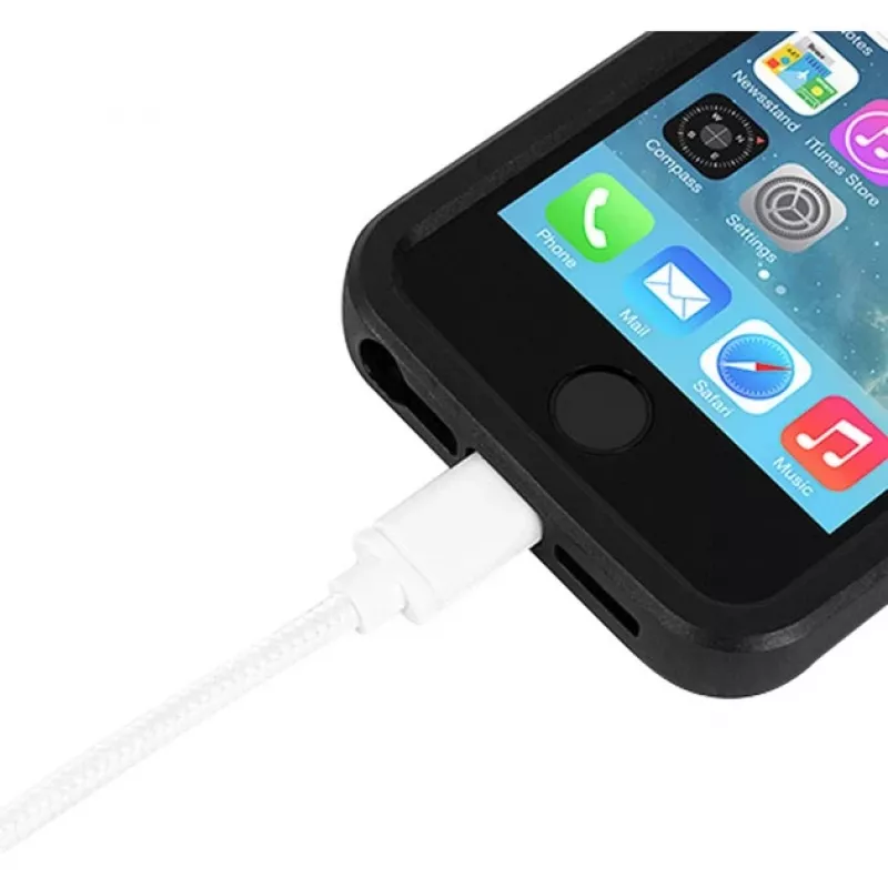 Cabo adaptador USB 2.0, ficha USB-A > ficha Lightning (branco, 2,0 metros)