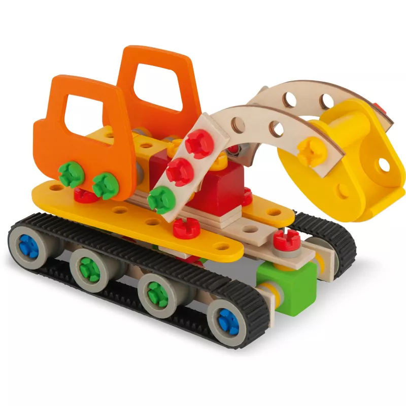 Constructor escavadora de rastos, brinquedo de construção 170 peças