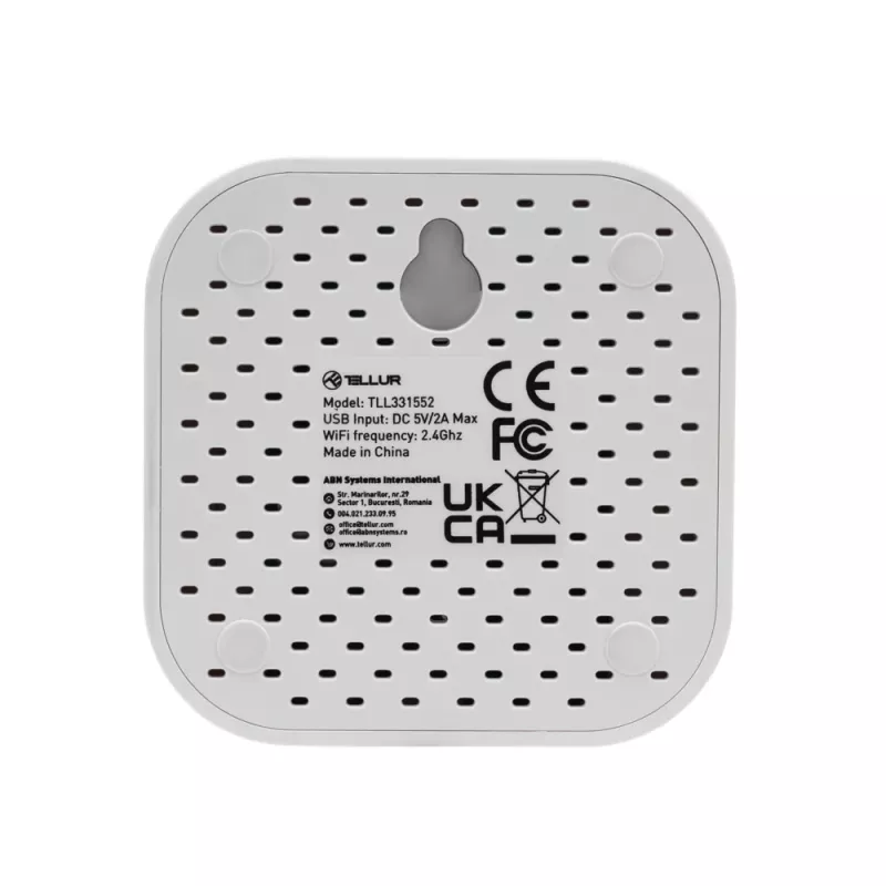 Sensor de presença Tellur TLL331552 WiFi branco — detetor de presença sem fios, branco