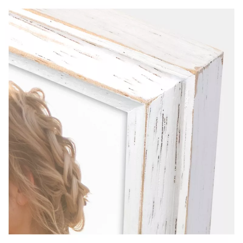 Moldura de madeira ZEP Rosel White 13x18 AC257W