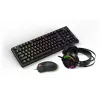 Conjunto gaming Yenkee YGS 03 ECLIPSE 3-em-1 (teclado, rato, headset)