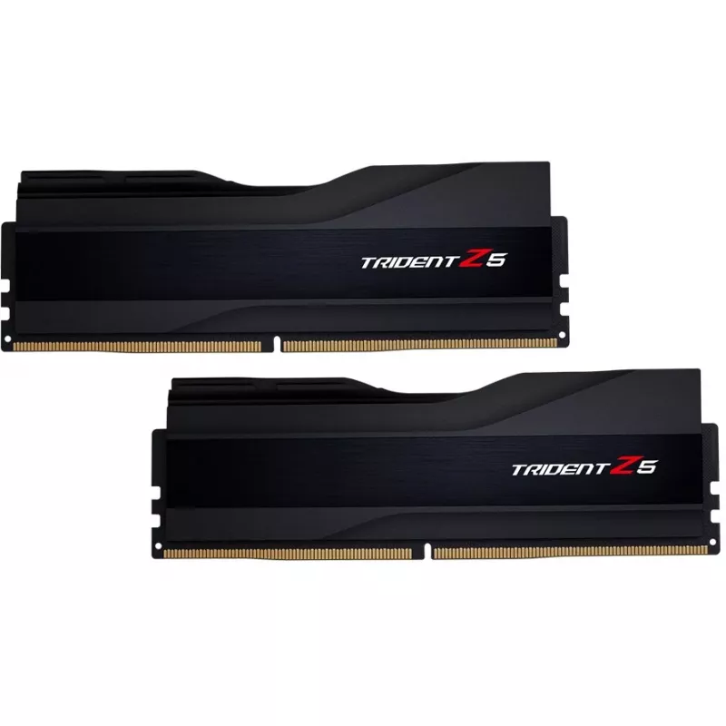 DIMM 32 GB DDR5-6000 (2x 16 GB) Dual-Kit, memória preta, F5-6000J3636F16GX2-TZ5K, Trident Z5, INTEL XMP