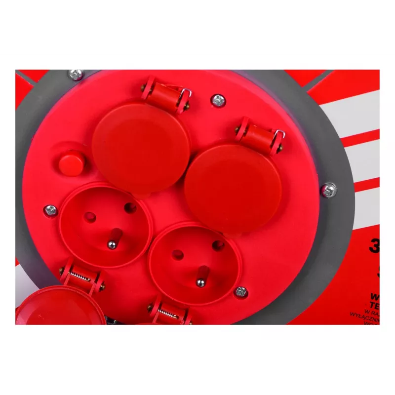 Extensão elétrica VERTEX PB25METAL 3x2,5 mm preto