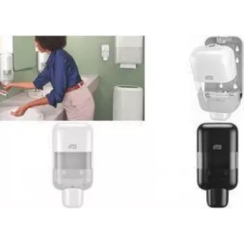 Dispensador de sabão Tork Elevation S5 Mini 565200, plástico branco, 475 ml