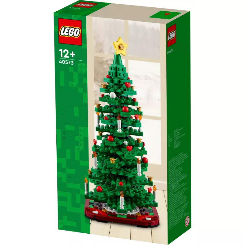LEGO Árvore de Natal Conjunto 40573 – modelo sazonal de exposição, mini construção decorativa