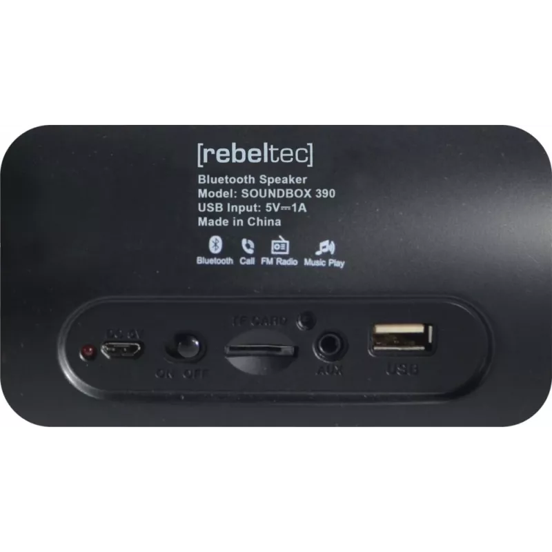 Altifalante portátil Rebeltec SoundBox 390 preto