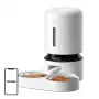 Comedouro automático Aptel Granary com dois recipientes 5 L, branco
