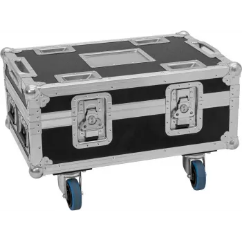 Flightcase Roadinger BAS-1 para 8× SILENT PAR 6 QCL — mala de transporte