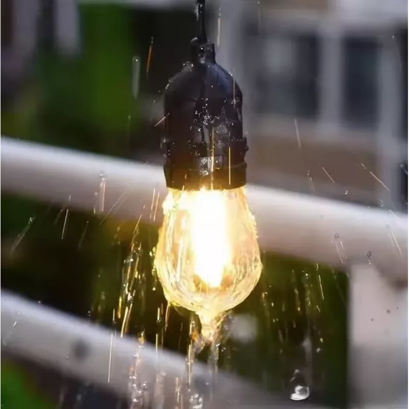 Fio de luzes exterior Lite bulb moments Extralink 10 m, 10 lâmpadas, grinalda de jardim