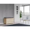Sapateira fechada Top e Shop OPAL SZAFKA SONOMA – carvalho, 850×450 mm, aglomerado, moldura 16 mm