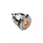 Botão de pressão antivandalismo DimasTech 25 mm Silverline Dot RGB PD216