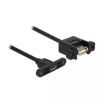 Cabo USB DeLOCK 1 m USB2.0 Micro-B/USB2.0-A
