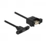 Cabo USB DeLOCK 1 m USB2.0 Micro-B/USB2.0-A