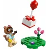 30731 Animal Crossing Tom Nook e presente de balão, brinquedo de construção Polybag