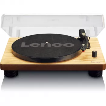 Gira-discos Lenco LS-50 com altifalante madeira