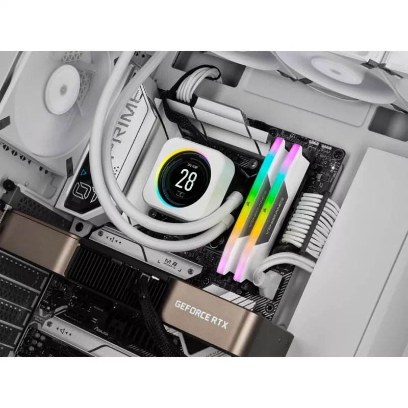 Módulo de memória Corsair Vengeance RGB CMH32GX5M2B6000C40W 32 GB 2 x 16 GB DDR5 6000 MHz