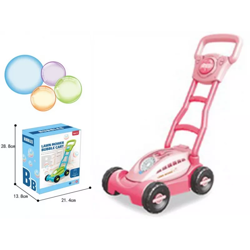 Corta-relva de bolhas de sabão para parque infantil Madej 010763 — rosa claro