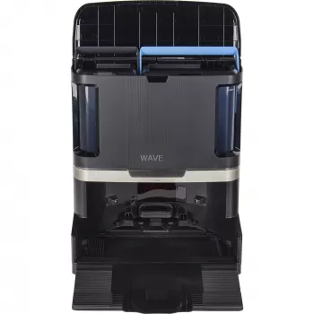Robô aspirador e lavador 2-em-1 Shark PowerDetect NeverTouch Pro RV2800ZEEU, LiDAR, 20 kPa, preto