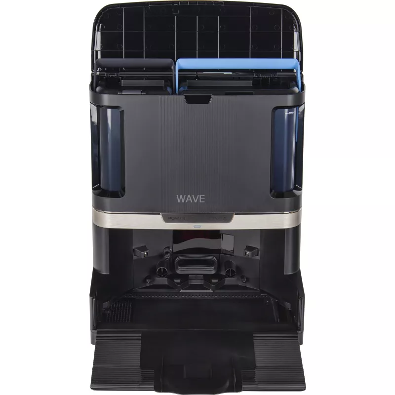 Robô aspirador e lavador 2-em-1 Shark PowerDetect NeverTouch Pro RV2800ZEEU, LiDAR, 20 kPa, preto