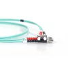 Cabo de patch de fibra ótica Digitus OM3 ST/ST 1m