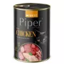 Comida húmida para gatos Dolina Noteci Piper Animals com Frango 400 g, alimento completo para gatos adultos, 11% proteína, 5% gordura, 80% humidade