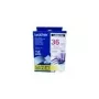 Fita de etiquetar laminada brilhante Brother - 36 mm, vermelho sobre branco fita de etiquetar TZ