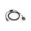 Cabo RS232 para base de acoplamento Motorola 25-63852-01R preto
