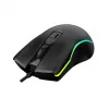 Rato gaming com fios aquecido ActiveJet AMY-W390 — ambidestro, ótico 2000 DPI, USB Type-A, 4 botões, preto