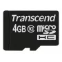 Cartão de memória flash Transcend 4GB MicroSDHC Classe 10 TS4GUSDC10
