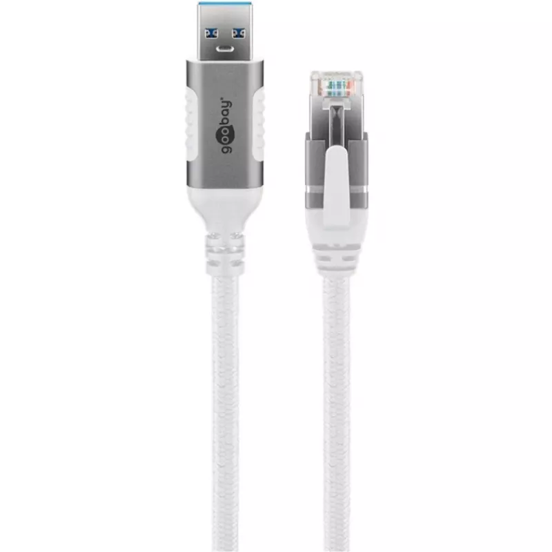Goobay 74157 - Cabo adaptador de rede USB 3.0 Type-A Gigabit Ethernet 1 m - placa de rede - 1.000 Mbit/s (74157)