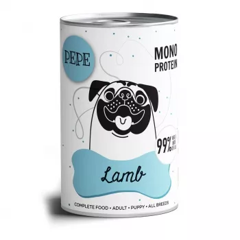 PAKA ZWIERZAKA Pepe Lamb - Comida húmida para cães - 400 g