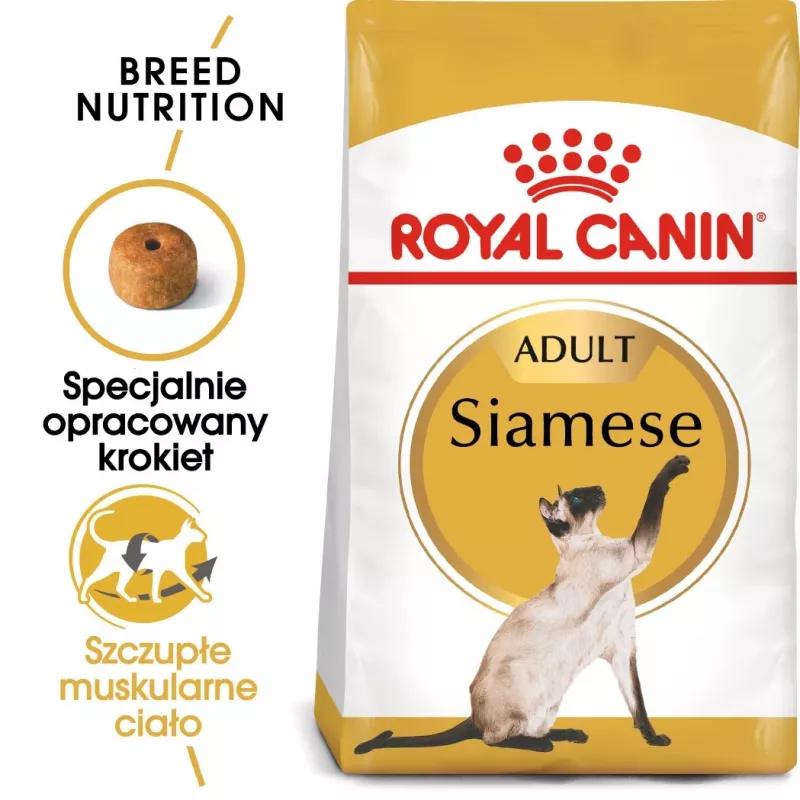 Royal Canin Siamese Adult ração seca para gatos, 2 kg