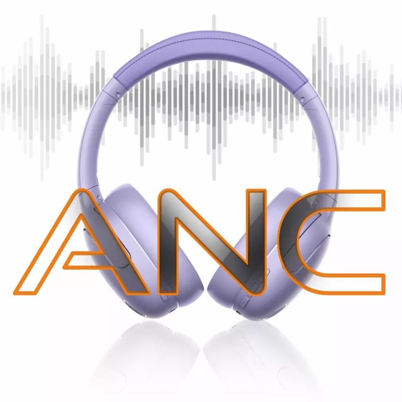 Auscultadores MANTA HDP1001PU Rytmo Elegance roxo over-ear com fios, modelo HDP1001PU