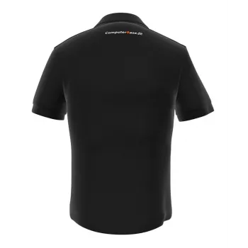 Polo GamersWear ComputerBase Polo preto tamanho S — Polo gaming homem, preto, tecido respirável