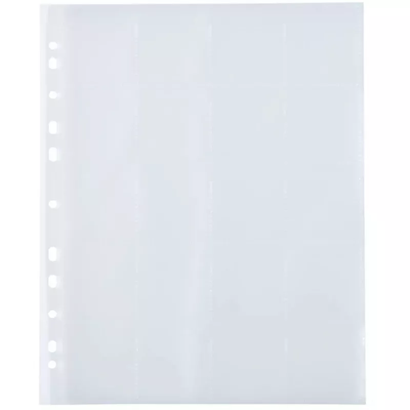 HERMA 7698 Fotophan bolsas para diapositivos 5x5, 10 folhas, transparente/mate