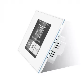 Interruptor de parede TUYA HS082864 3 vias Wi-Fi interruptor de cenas inteligente