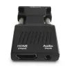 SAVIO CL-145 conversor VGA para HDMI, áudio, Full HD, preto