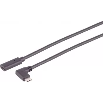 Cabo USB S/CONN 13-54025 USB 3.2 Gen 2x2 1 m USB C cinzento
