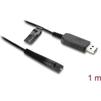 Cabo de carregamento DELOCK 12 V para máquina de barbear elétrica compatível com Braun Série 1/3/5/7/9